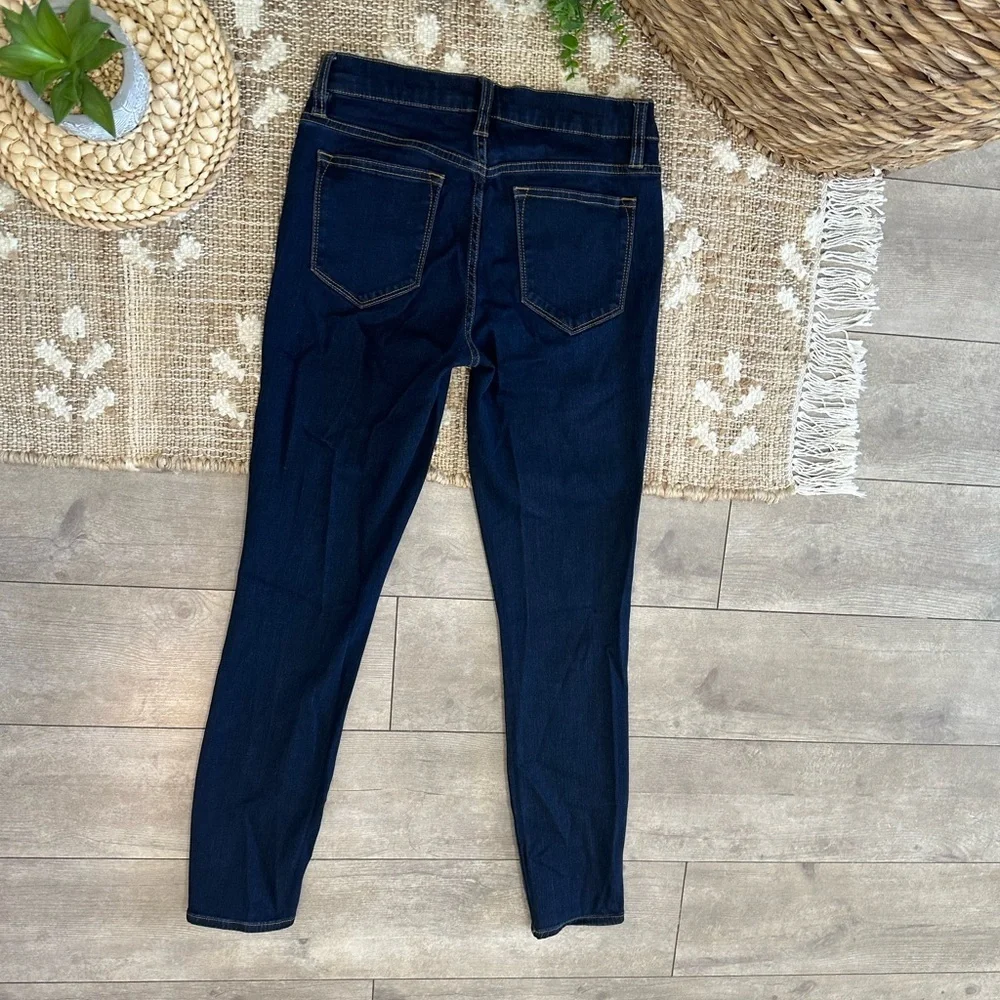 J. Crew Women’s Toothpick Skinny Ankle Jeans Size 26 Dark Blue Jeans Like New